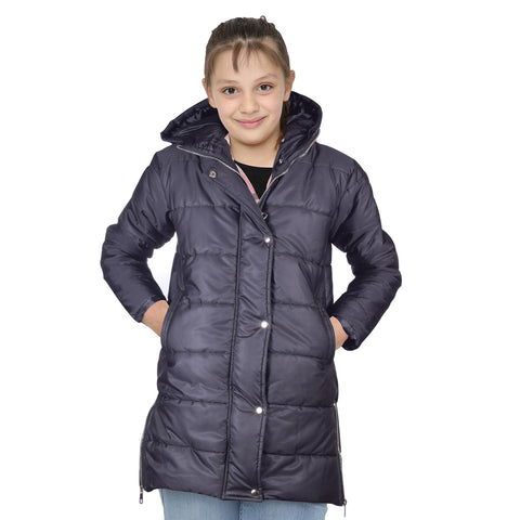 A2Z 4 Kids Girls Down Vest Fashion Oversized Hooded Quilted Padded Jacket