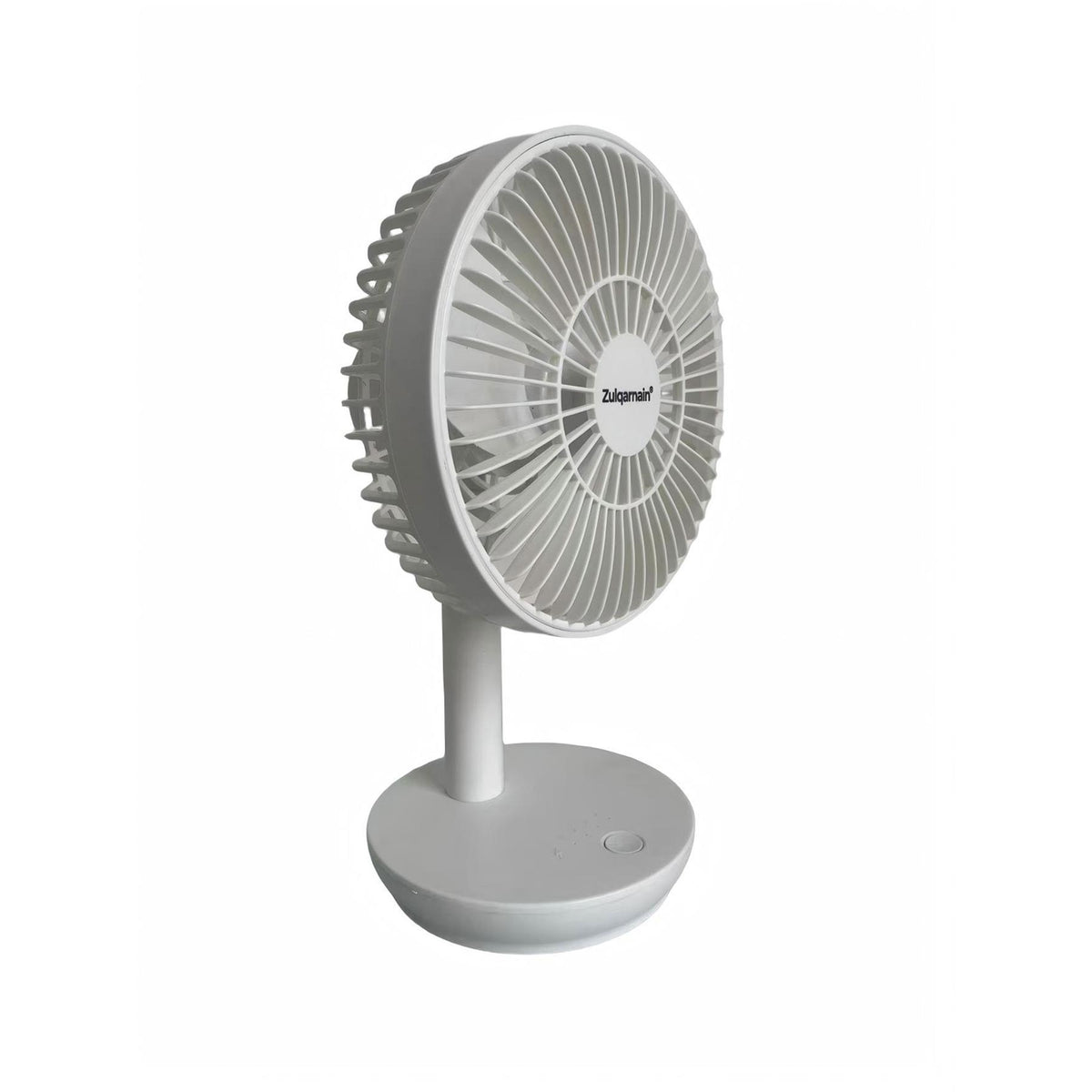 6 Inch White USB Desk Portable Cooling Fan with 4 Speeds LED Indicator Table Fan