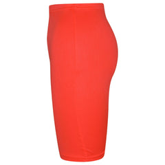 Kids Girls Plain Pencil Skirt Trendy Summer Clothing Sets Age 5-13 Years