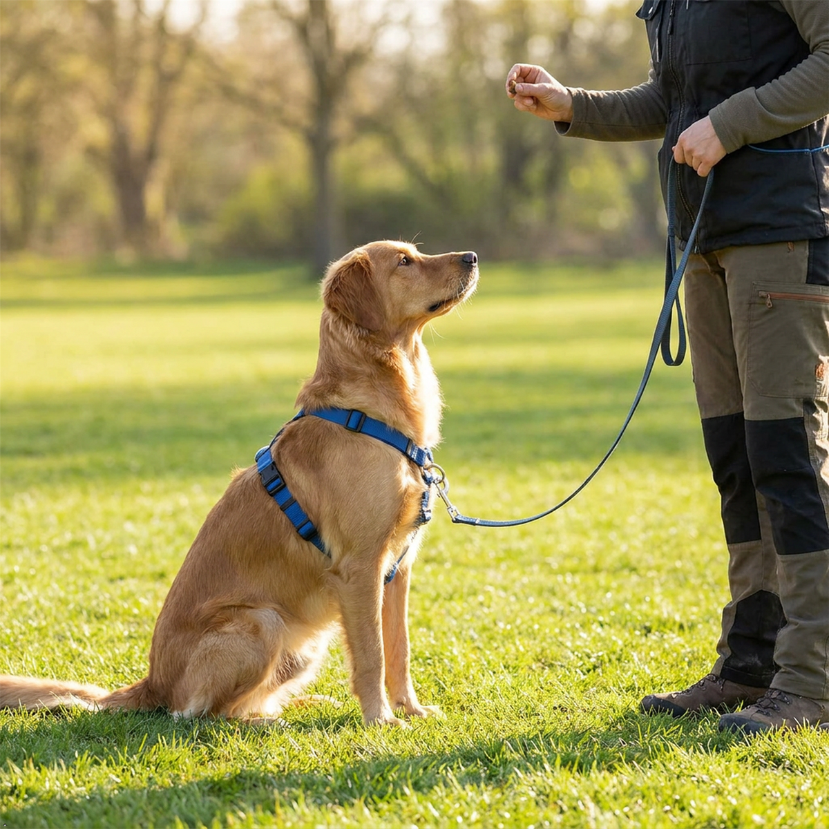A2Z Padded Dog Harness Adjustable Lightweight Pet Harness 85 x 70 cm