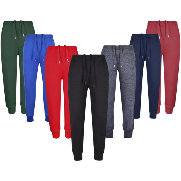 Kids Girls Boys Trouser Fleece Jogging Bottom