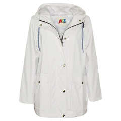 PU Raincoat Jacket Windbreaker Waterproof Parka Hooded Girls Boys Age 5-13 Years