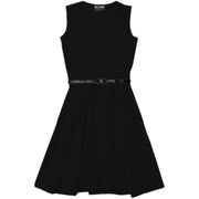 Kids Girls Skater Dress Party Dresses With Free Belt For Children New Age 2-13 - A2Z 4 Kids