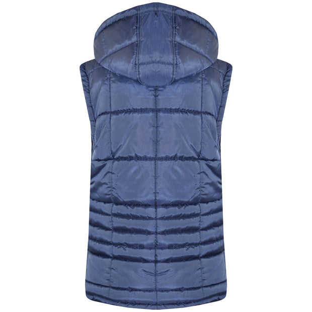 A2Z 4 Kids Girls Boys Sleeveless Hooded Padded Quilted Lined Gilet Bodywarmer Fashion Jackets Age 5 6 7 8 9 10 11 12 13 Years