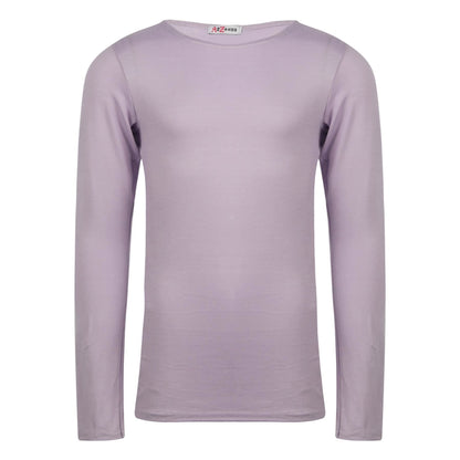 A2Z 4 Kids Girls Plain Long Sleeve T Shirt Soft Feel PE School Activewear Shirts