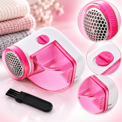 A2Z Portable Lint Remover Battery Operated Fabric Clothes Shaver Blue
