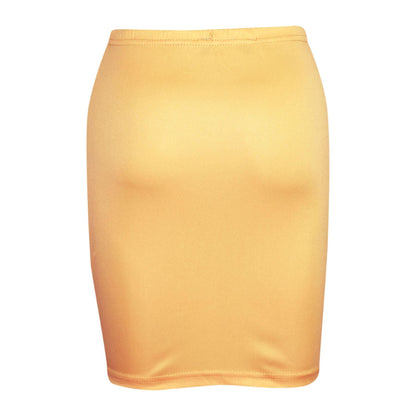 Kids Girls Plain Pencil Skirt Trendy Summer Clothing Sets Age 5-13 Years