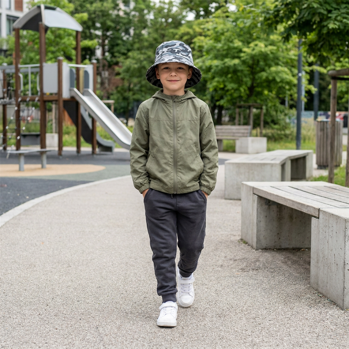 Boys True Camo Baseball Cap Kids Cotton Adjustable Summer Peak Hat Age 3-12