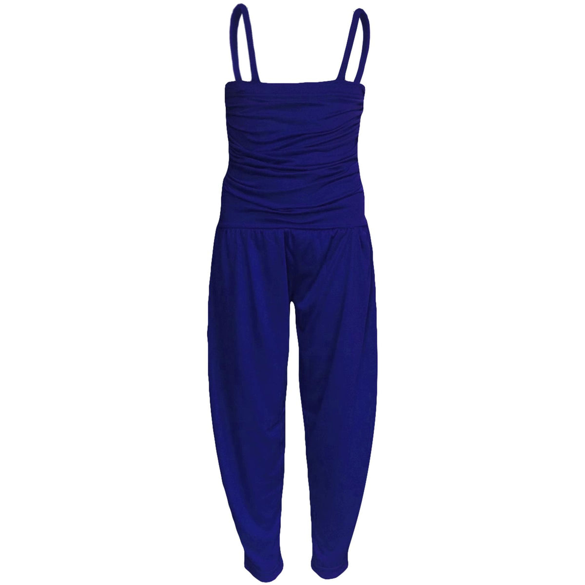 Girls Jumpsuit Kids Plain Color Trendy Playsuit All In One Jumpsuits 5-13 Years