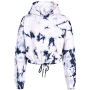 Kids Tie Dye Tracksuit Gym Cropped Hoodie Sweatpants Cord Set Girls Age 5-13