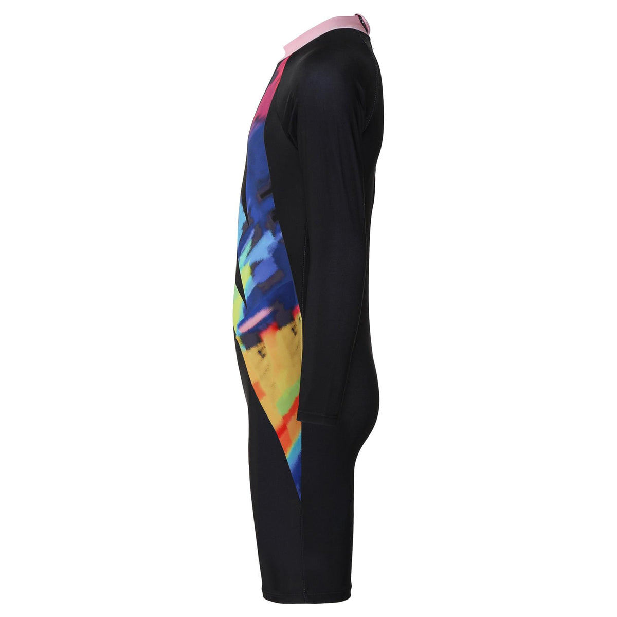 Kids Girls Rainbow Swimsuit Surfing Diving Comfortable Quick Dry Swimwear Suit