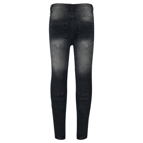 Kids Boys Stretchy Jeans Ripped Drape Panel Denim Pants Trousers New Age 5-13 Yr