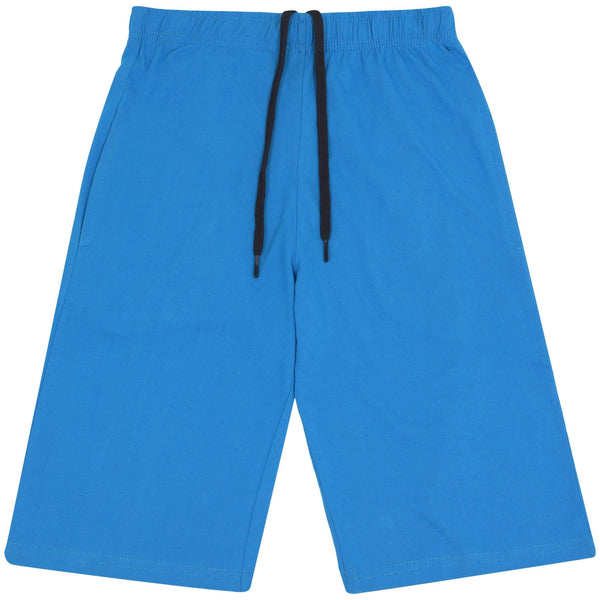 A2Z 4 Kids Boys 100% Cotton Shorts Comfort Stretch Blue Pants Trendy Casual Summer Cool Lightweight Shorts For Boys Age 5 6 7 8 9 10 11 12 13 Years - A2Z 4 Kids