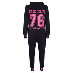 A2Z Onesie One Piece Kids Girls Boys Brooklyn Print Pyjamas Costume Gifts