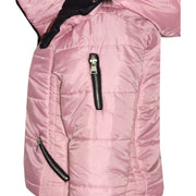 A2Z 4 Kids Quilted Puffer Coat Padded Puffer Jacket Baby Pink Faux Fur Collar Detachable Hood New Winter Fashion For Girls Age 3-4, 5-6, 7-8, 9-10, 11-12 & 13 Years