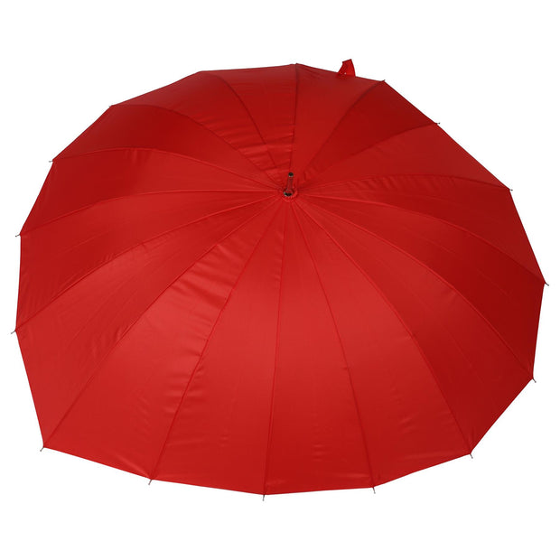A2Z Ladies Wedding Bridal Umbrella Love Canopy Brolly J Shape Soft Grip Handle