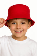 Girls Boys Bucket Hat 100%Cotton Foldable Summer Sun Hat UV Protection Beach Cap