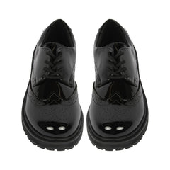 A2Z Girls Teens Ladies Brogue School University Office Lace Up PU Leather Shoes