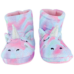 A2Z 4 Kids Boys Girls Cute 3D Animal Booties Winter Plush Warm Kids Slippers