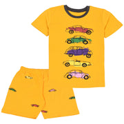 A2Z 4 Kids Unisex Girls Boys Cars Print Pyjamas Children PJs 2 Piece Set Lounge Suit for Children Top & Shorts Pyjamas Sleepwear Loungewear Dress Up Outfit Set Gifts for Girls & Boys Age 5-13 years - A2Z 4 Kids