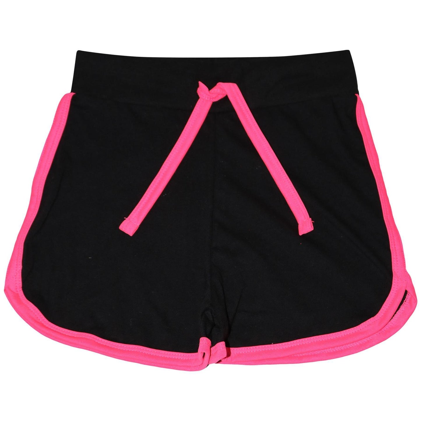 Kids Girls Shorts Contrast Athletic Gym Wear Dance Sports Summer Hot Short Pants