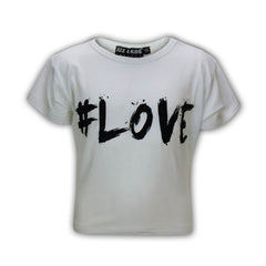 Kids Girls T Shirts # Love Summer Fashion Soft Feel Tank Top & Tees 5-13 Year