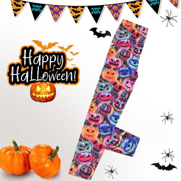 Girls Halloween Legging Spider Web Skull Print Leggings Fancy Costume 3-13 Years