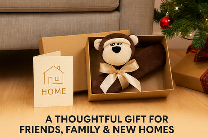 A2Z 3D Animal Face Draught Excluder 78cm Door Window Draft Wind Stopper for Dust