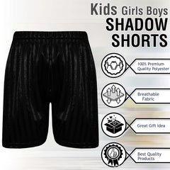 A2Z 4 Kids Shadow Stripe PE Shorts Pack of 2 Football Gym Shorts Age 2-13 Years