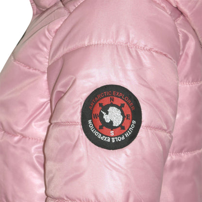 Boys Girls Jackets Kids Maya Faux Fur Hooded Padded Puffer Bubble Coats 5-13 Yrs