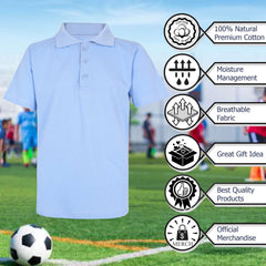 Kids Boys T Shirts Plain Polo Summer Fashion Soft Feel Tank Top & Tees 3-13 Year