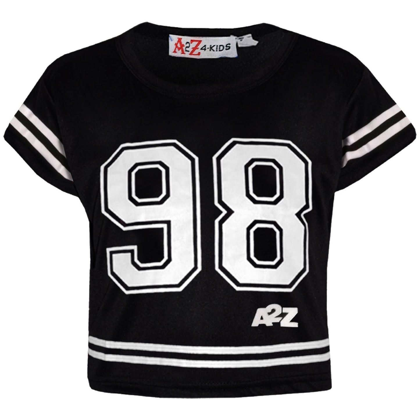 A2Z4Kids Girls Top Kids 98 Print Stylish Crop Top & Fashion Legging Set Age5-13Y