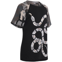 Kids Snake Camo Print Top & Shorts Set Active Wear Girls Boys Age 5-13 years