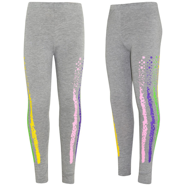 A2Z 4 Kids Girls Dabbing Unicorn Unique Tracksuit Designer's Rainbow Floss Hooded Grey Top & Legging Lounge Wear New Age 7 8 9 10 11 12 13 Years