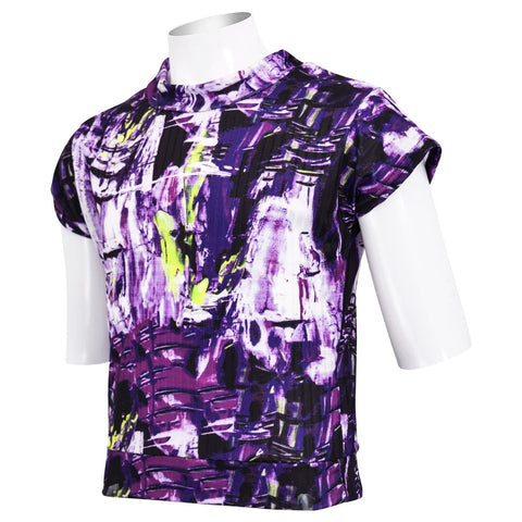 A2Z 4 Kids Girls Tie Dye Crop Top Short Sleeves Trendy Girls Tank Top 7-13 Years