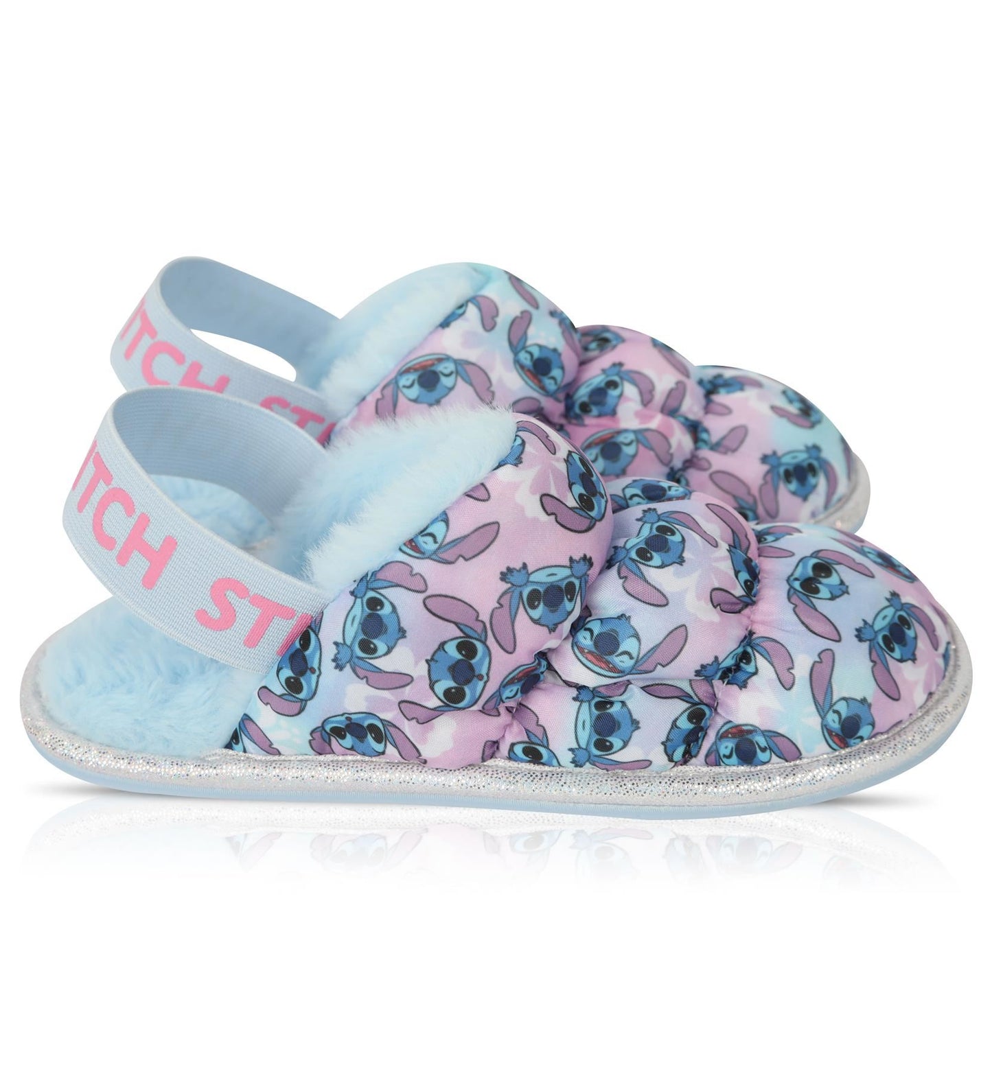 Kids Girls Disney Stitch Slippers Official Licensed Character Indoor Shoes