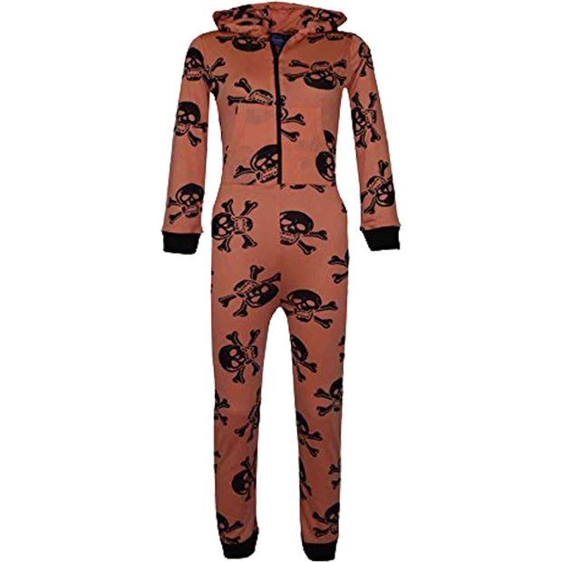 A2Z 4 Kids Cotton Onesie Halloween Print Pyjamas Lounge Wear Comfy Kids Children Gifts for Girls Boys Age 5-13 - A2Z 4 Kids