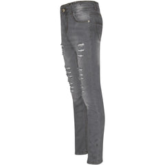 A2Z 4Kids Kids Ripped Jeans Comfort Stretch Jeans Cotton  Pants  Age 3-14 Years