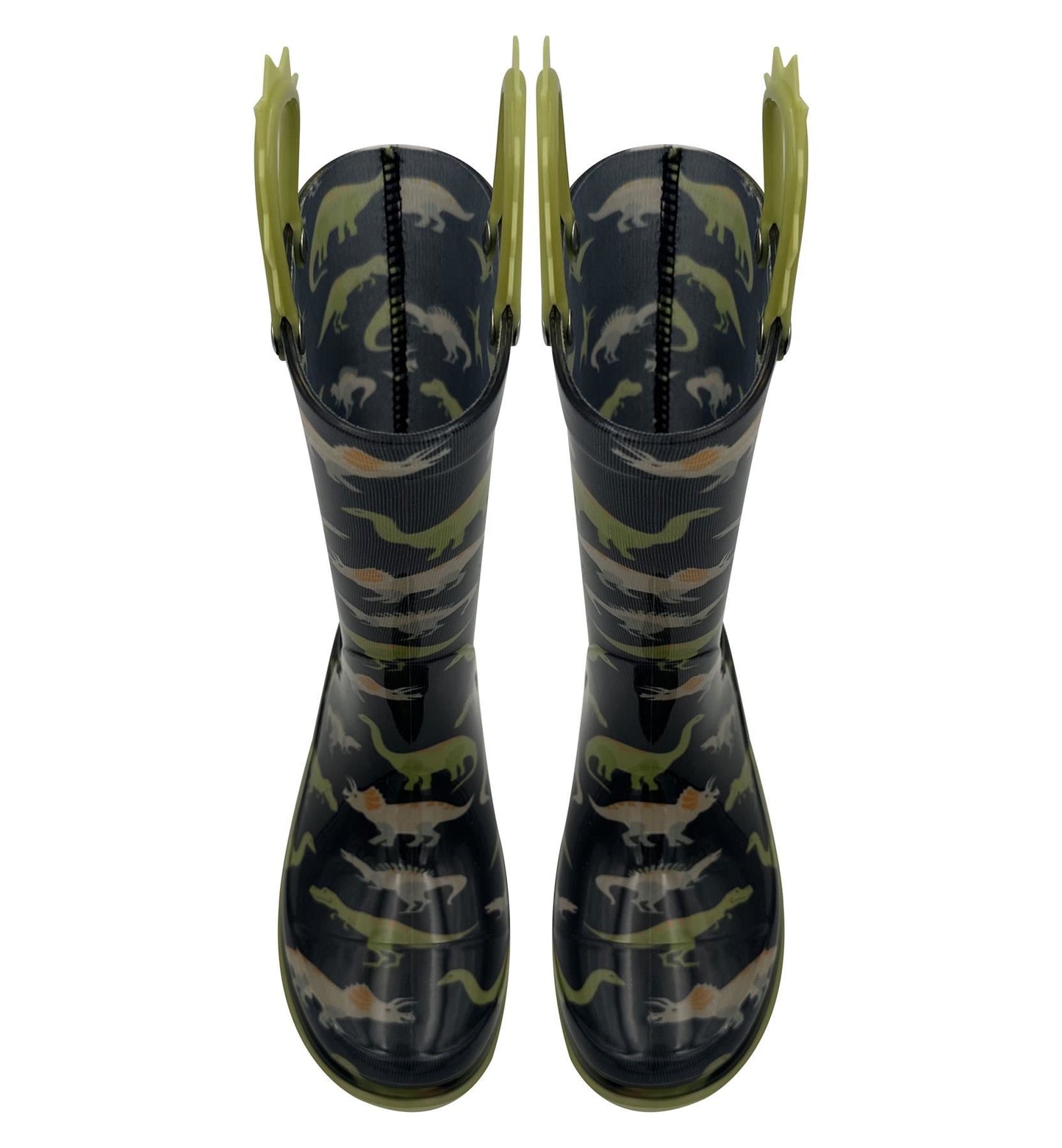 Dinosaur Wellington Boots Boys Girls PVC Rain Wellies Non-Slip Waterproof Shoes