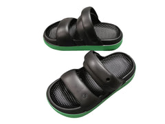 Kids Girls Sandals Flat Open Toe Summer Beach Slip-On Soft Sole Pillow Sliders