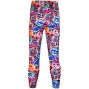 Girls Halloween Legging Spider Web Skull Print Leggings Fancy Costume 3-13 Years
