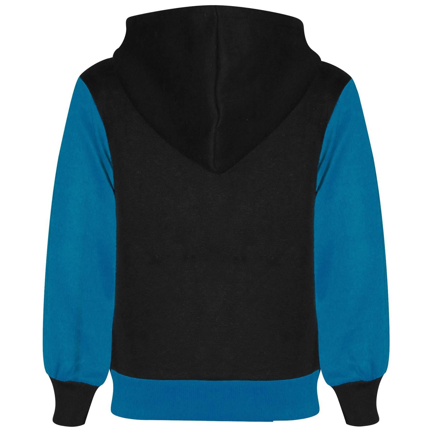 A2Z 4 Kids Girls Boys Blue Plain Tracksuit Contrast Fleece Hoodie With Joggers Jogging Suit Sports Sweatpants Activewear Outfit Set Unisex Childrens Age 2 3 4 5 6 7 8 9 10 11 12 13 Years
