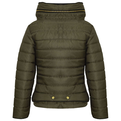 Girls Jacket Kids Padded Puffer Bubble Fur Collar Quilted Warm Thick Coats 3-13 Y