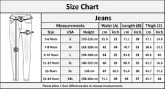 Kids Girls Jeans Designer Unicorn Dab Denim Stretchy Pants Fit Trousers 5-14 Yr