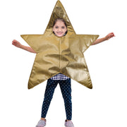 A2Z 4 Kids Girls Boys Xmas Nativity Star Outfit Christmas Nativity School Play Star Fancy Dress Outfit for Kids One Size