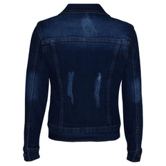 Kids Girls Denim Jackets Ripped Fashion Faded Jeans Jacket New Age 3-13 Years