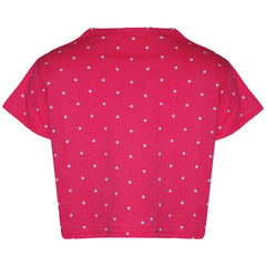 A2Z 4 Kids Girls Crop & Shorts Polka Dot Trendy Fashion Outfit Age 5-13 Years