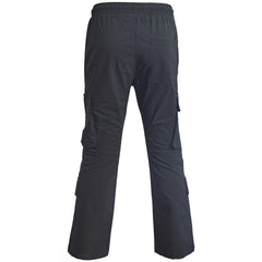 Kids Girls Cargo Trousers Elasticated Waist Comfortable Joggers Activewear Pants