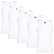 Kids Boys 5 Pack Vest Top 100% Cotton Fashion Underwear Sleeveless Summer Vest - A2Z 4 Kids