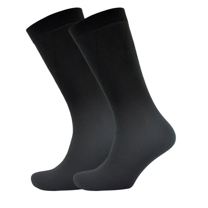 A2Z 2 Pack Ladies Thermal Knee Length Socks Comfort 140 Denier Winter Warm Socks